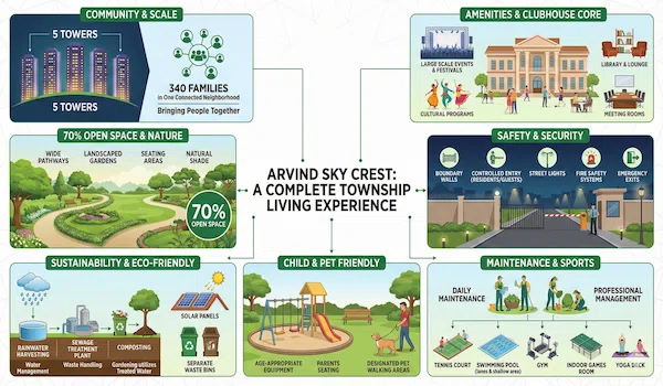 Arvind Sky Crest About Township